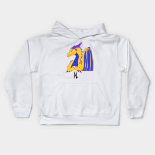 No Dragon (Yellow) Kids Hoodie